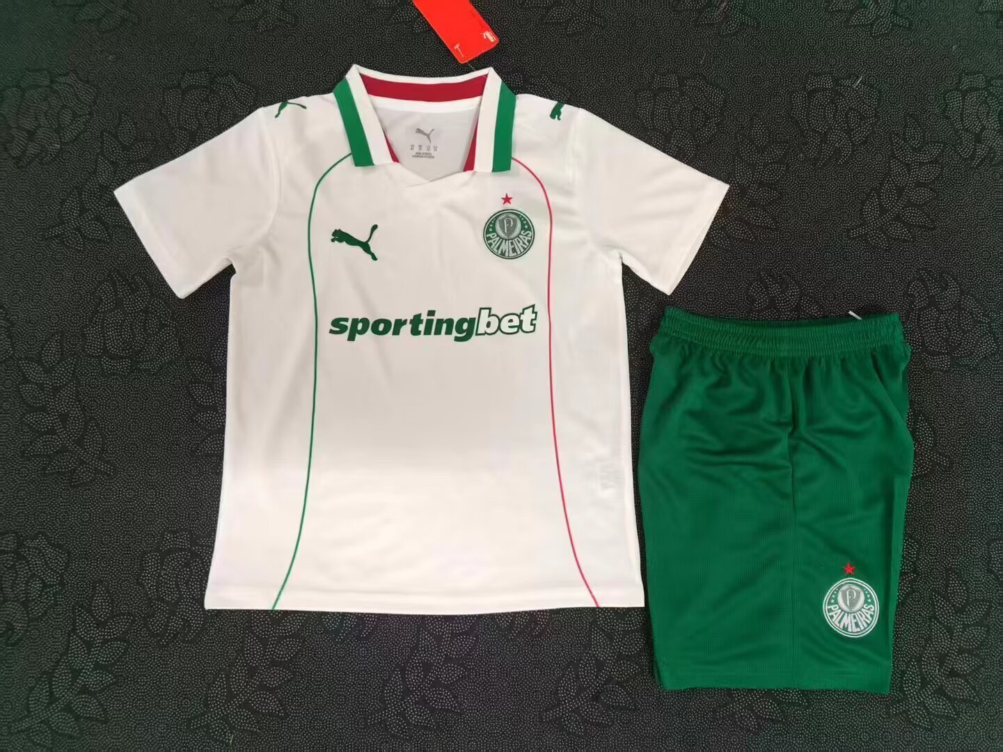 Kids-Palmeiras 26/27 Away White Soccer Jersey